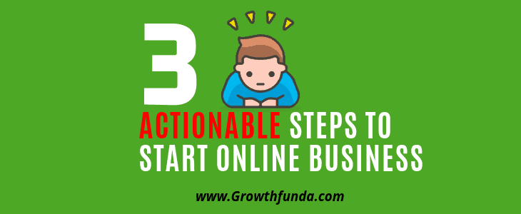 Here are the actionable steps to start online business in India