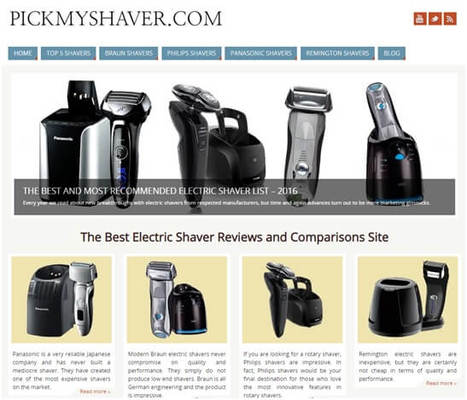 Pickmyshaver website